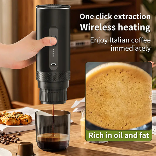 ☕ Machine à Café Espresso Portable 3-en-1